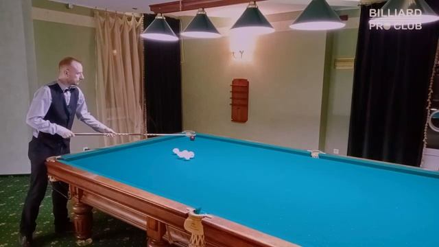 Дуплет по отыгрышу в бильярде.