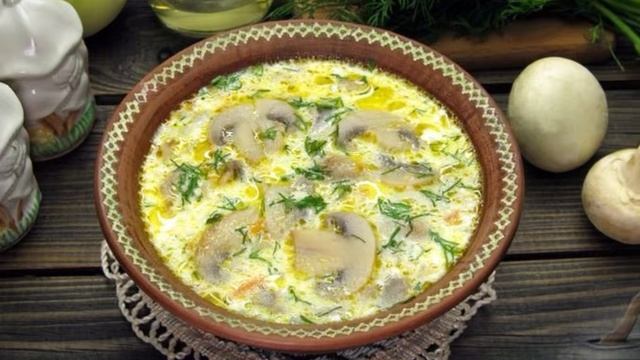 Рецепт сырного супа с шампиньонами
готовим без паники