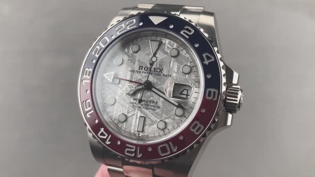 Rolex GMT-Master II ＂Pepsi＂ Meteorite Dial ref.126719BLRO
