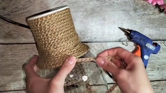 Прекрасная ИДЕИ СВОИМИ РУКАМИ из пустой стеклянной банки🔥