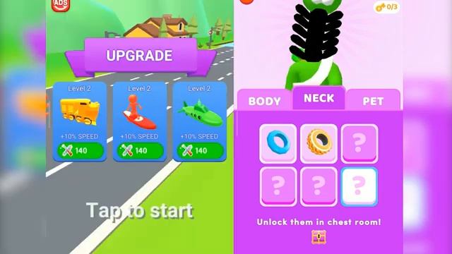 Shape-shifting   Long Neck Run - All Level Gameplay Android,iOS - NEW APK MEGA UPDATE