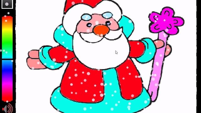 Новогодняя раскраска