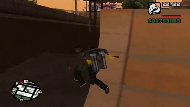 GTA San Andreas - Falling off High Buildings with Pedestrians