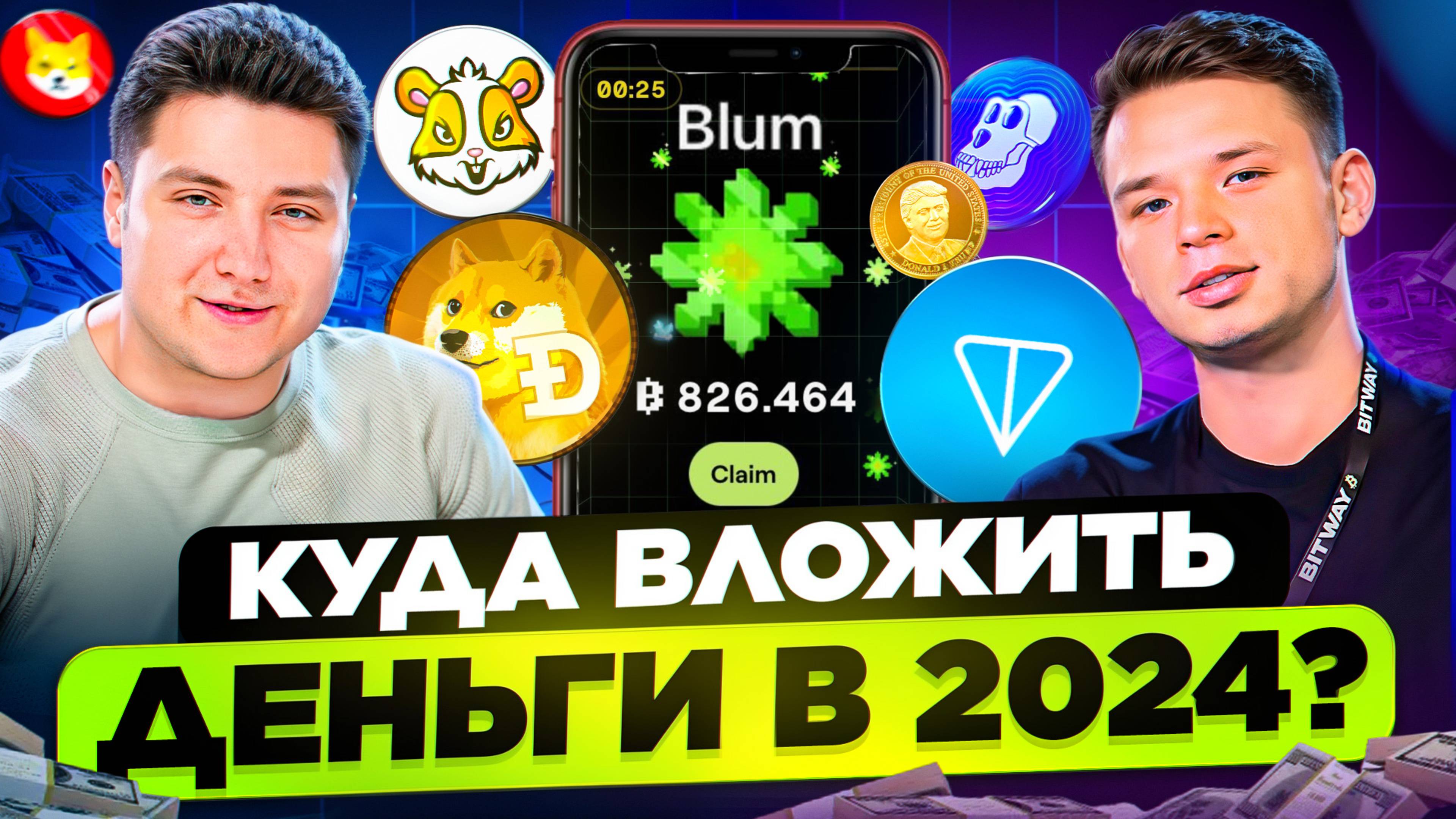 МЕМ КОИНЫ. КУДА ВЛОЖИТЬ ДЕНЬГИ В 2024? ИНВЕСТИЦИИ В КРИПТУ. BITWAY
