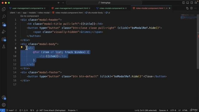 213 - Editing roles in the client