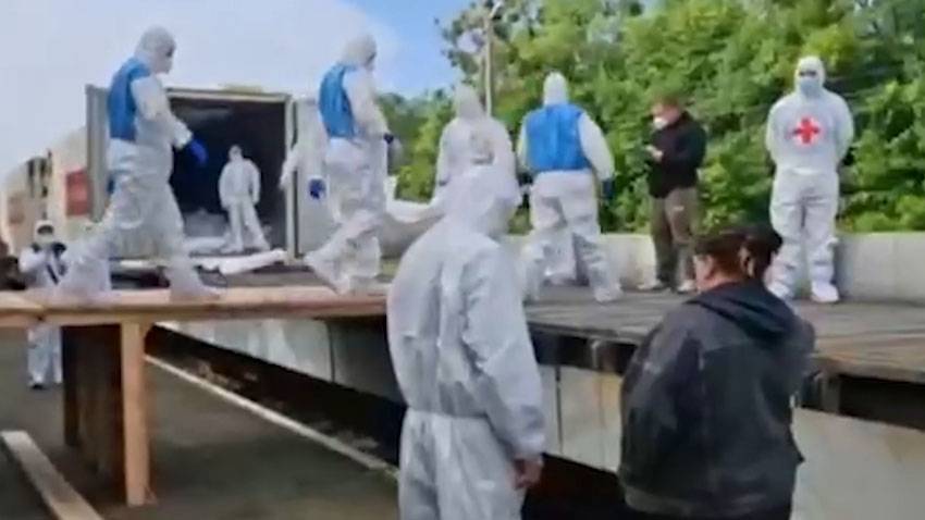 Россия передала Украине очередную партию тел погибших солдат ВСУ