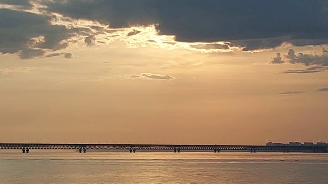 Рассвет над Ульяновским мостом