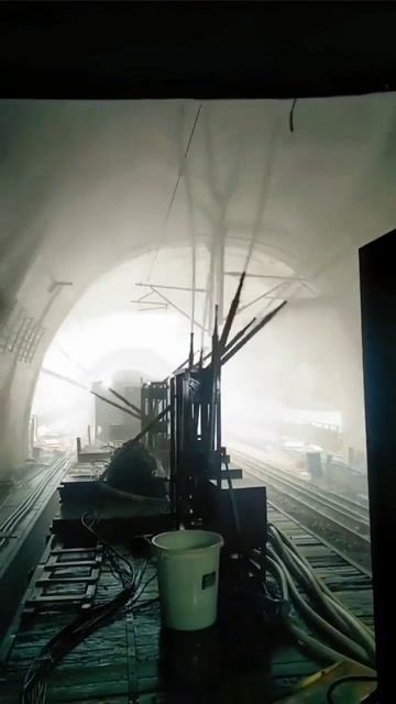 Так моют тоннели в Китае