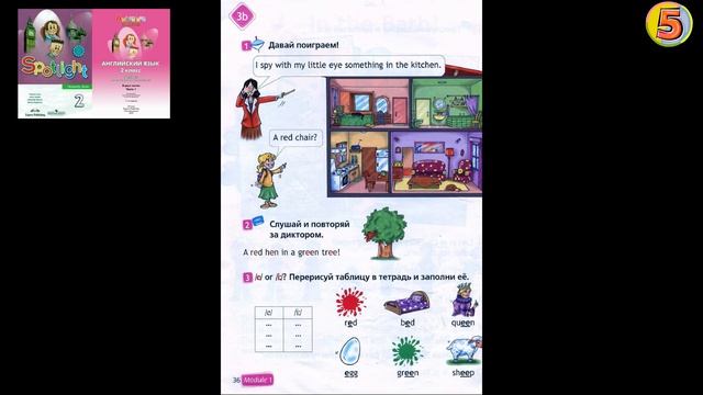 Spotlight 2. Страница 36. Unit 3b. Английский язык. 2 класс. Упражнение 2. Слушай и повторяй.