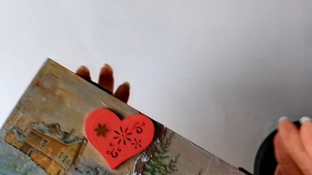 Шкатулка "Зима"