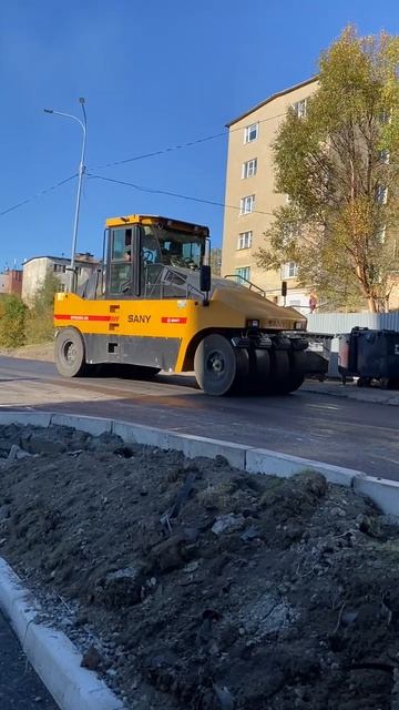SANY SPR260C-8 в работе (Россия, Мурманск)2