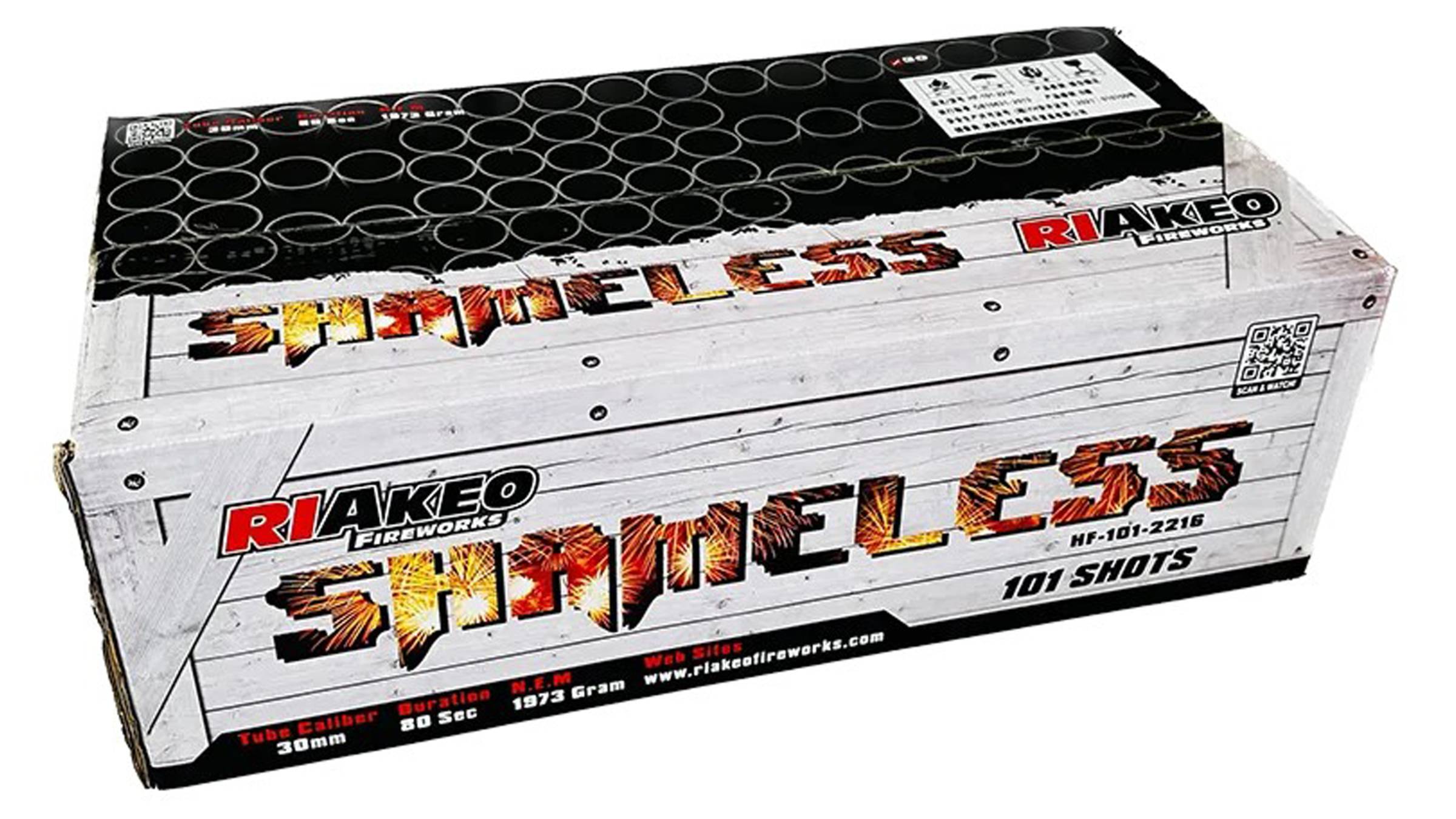 FP-B234 Веерный салют "SHAMELESS" (1,2" х 101 залп) "Фаворит Пиро Групп"