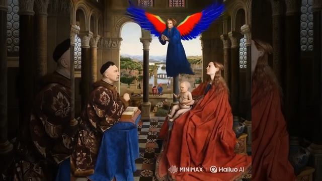 Madonna of Chancellor Rolin #aivideo #art #aiart #ai #painting