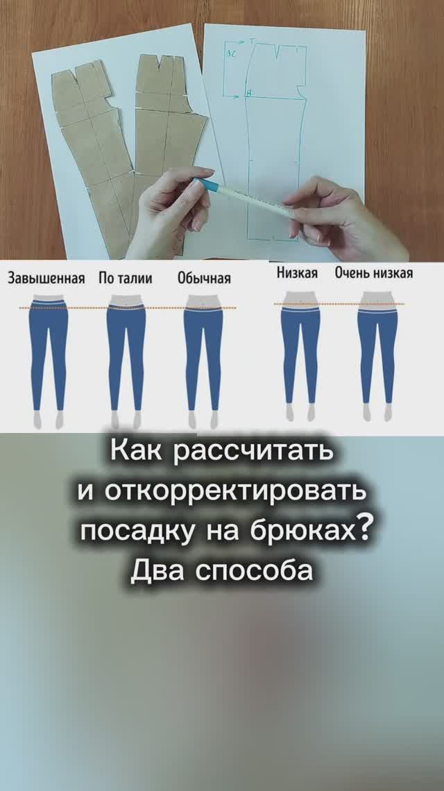 О посадке брюк #выкройкабрюк #посадка #урокишитья