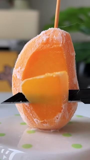 Cut frozen mango #shorts
