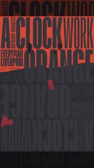 Заводной апельсин. Плакат