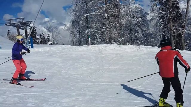 Горный приют Пихтовый. ГТЦ "Газпром". Высота 1660 м. 18.03.2019.