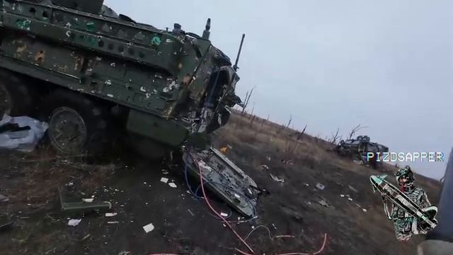 Видео от  @Pizdsapper с окрестностей Работино, Запорожской области, ставшего конечной точкой про...
