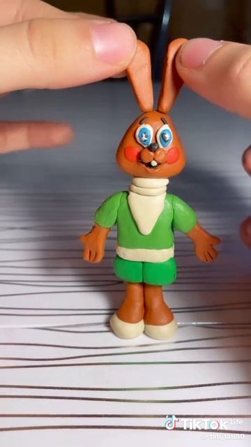 лепим зайца🐰🐰🐰