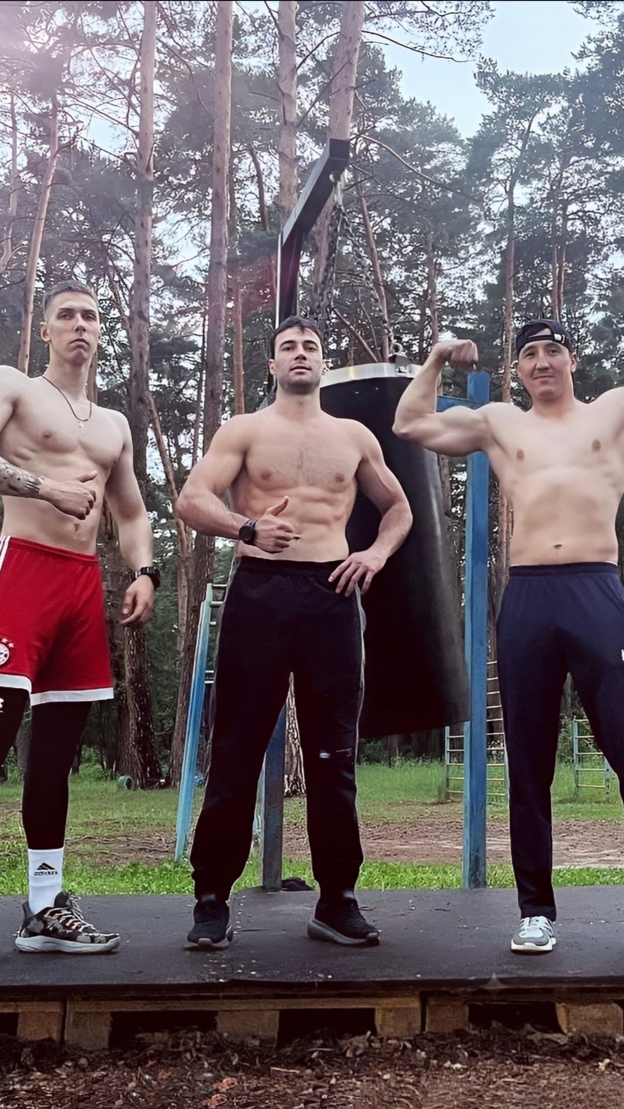 Тренировка на открытом воздухе.
Сила в спорте #топкатегории #силавспорте