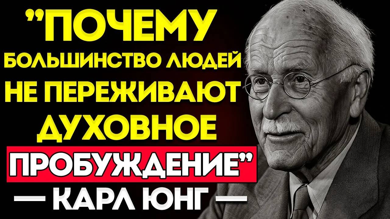 Карл Юнг: БОЛЬШИНСТВО ЛЮДЕЙ ТАК НЕ СПОСОБНЫ ОЩУТИТЬ ДУХОВНОГО ПРОБУЖДЕНИЯ