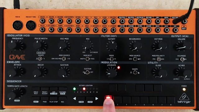 Behringer Crave Tutorial #6 - LFO and Glide