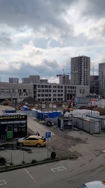 Строительство школы в ЖК Бунинские кварталы от А101. 15 июня 2025.