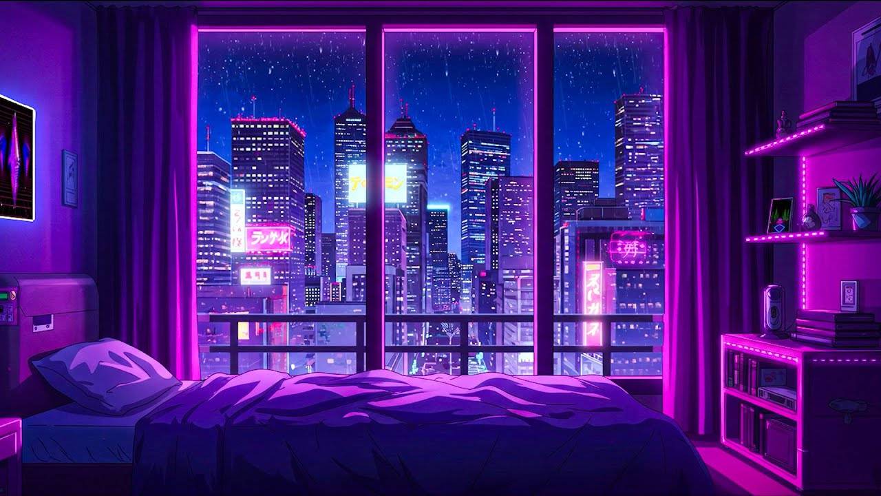 Study & Work with Lofi Hip Hop Beats 💜 Relaxing Melodies for Deep Focus 🌆 Lofi Rain Playlist
