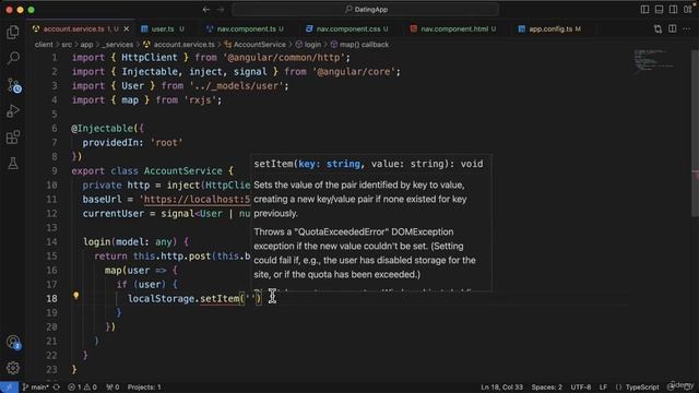 52 - Persisting the login