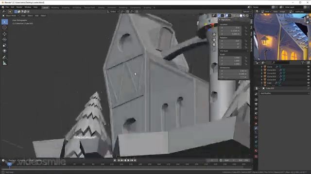 Мини-курс «Blender для новичков». Урок 4 - Добавление деталей в сцену
