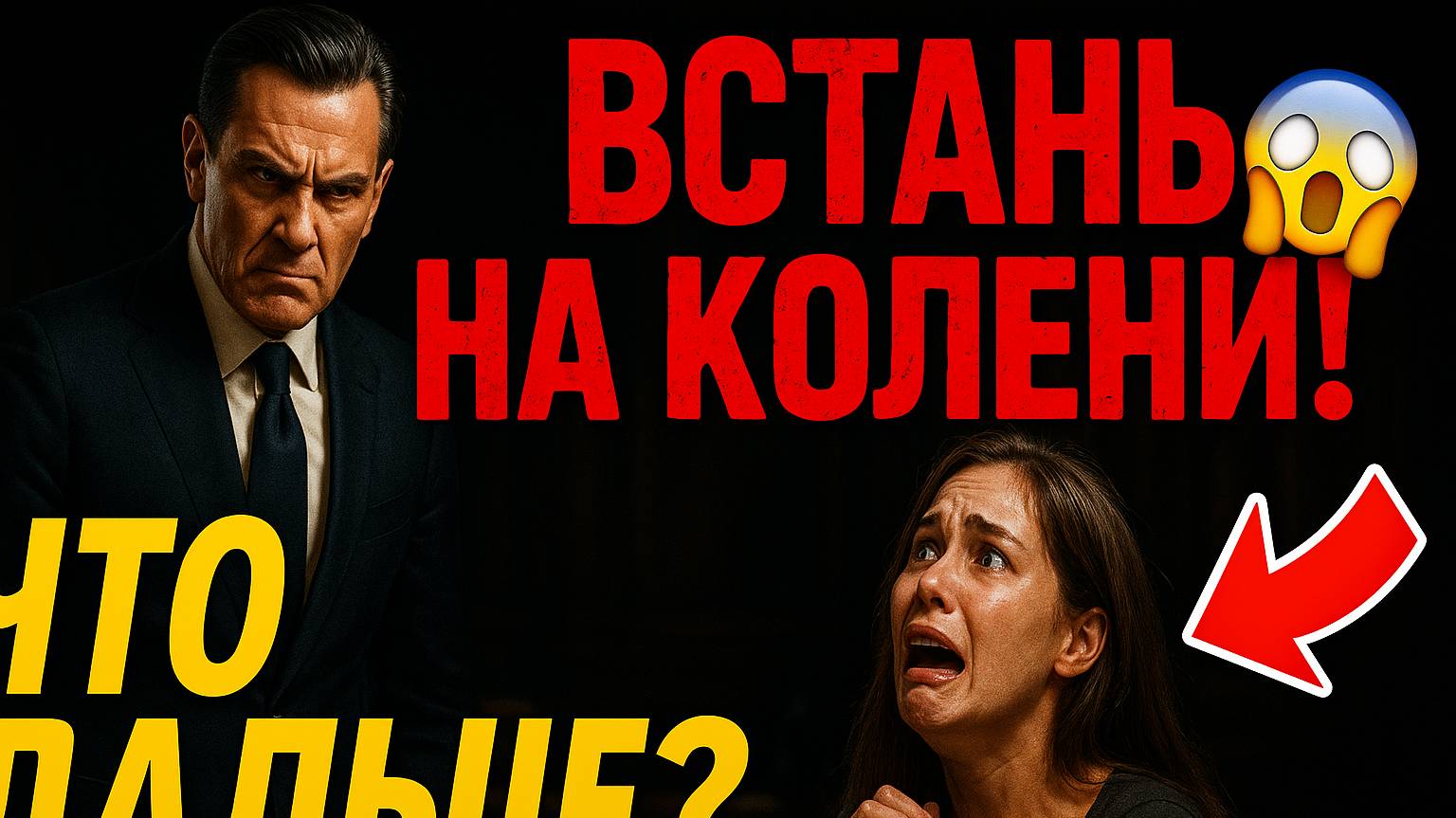 ВСТАНЬ НА КОЛЕНИ! - приказал бандит, когда я пришла спасать отца... 😱😭 (Криминальный роман)