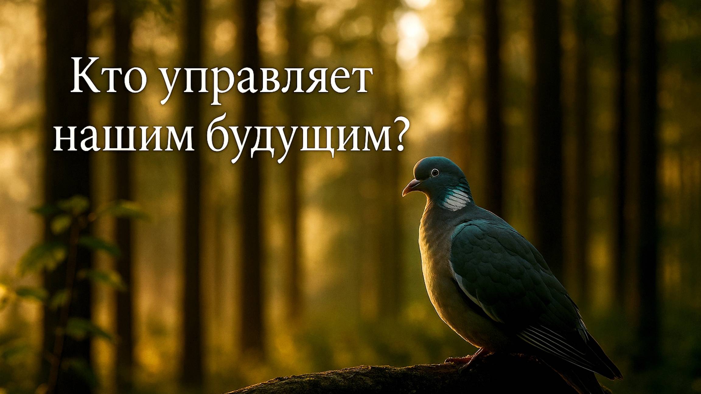🏷️ «Дикий голубь. Лес. Мечта и вопрос»
(или короче: «Голубь и будущее») ✉️ Напиши...