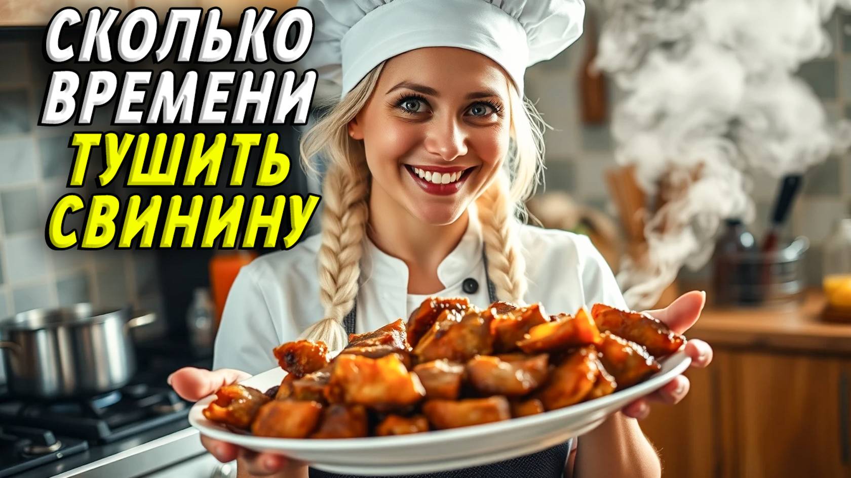 Сколько тушить свинину
