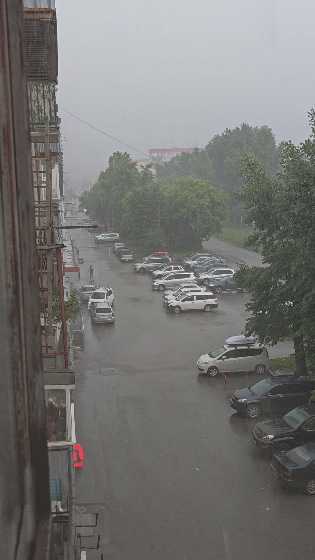 Ливень 15.06.2025. Новосибирск.