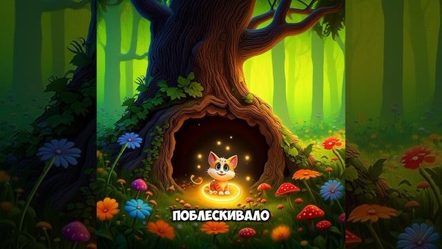 Рыжий котёнок и волшебный клубок