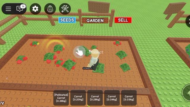 играю в вырастить сад в роблокс roblox
