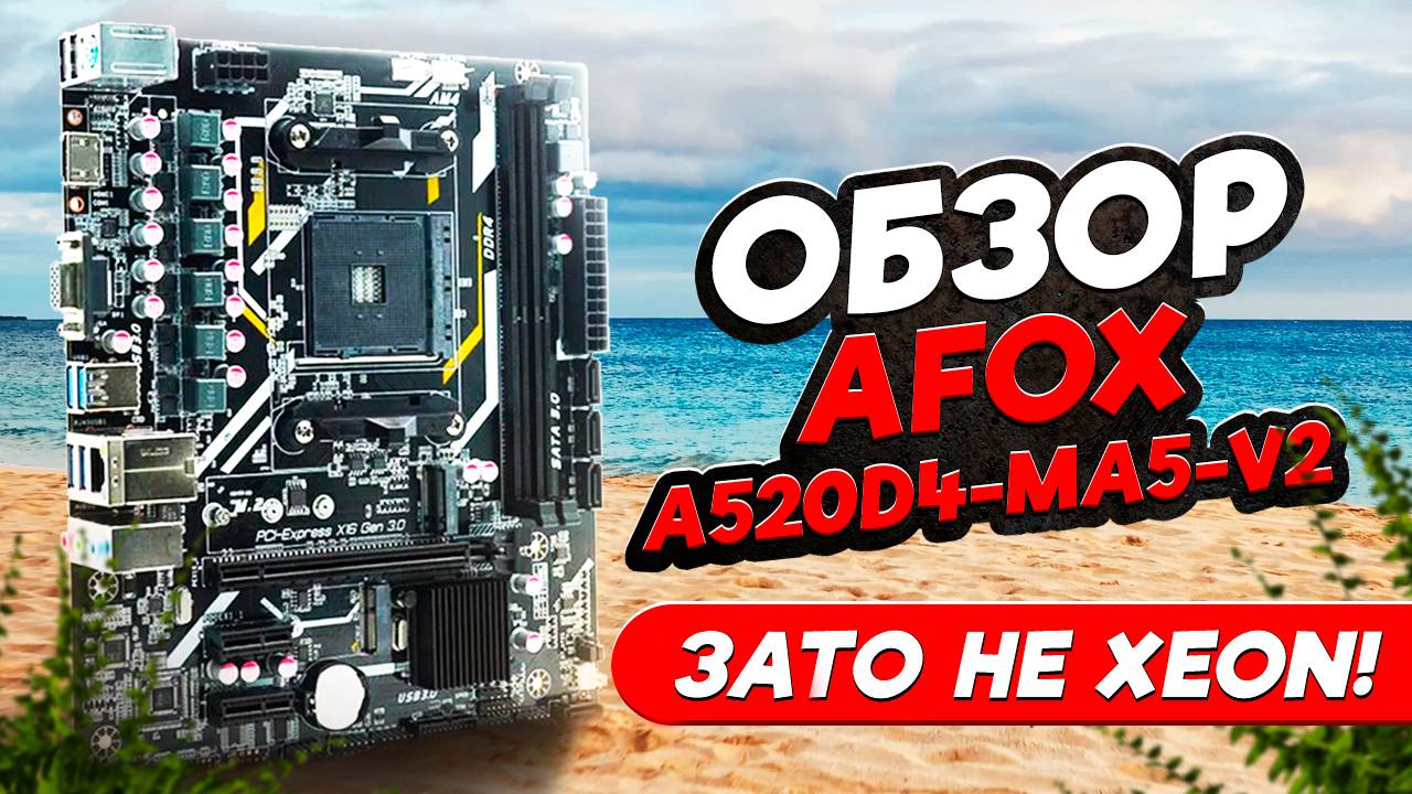 AFOX A520D4-MA5-V2 Обзор. Зато не Xeon