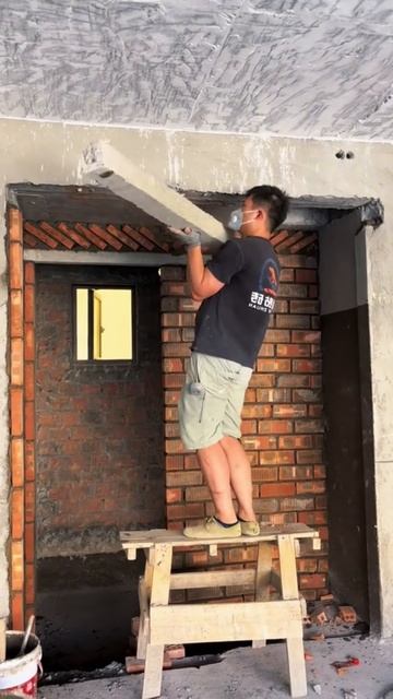 Concrete door frame #shorts