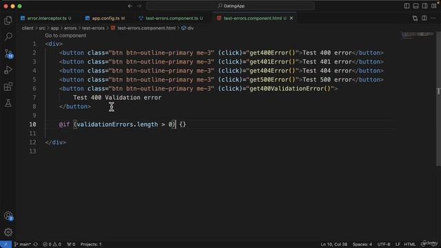 74 - Validation errors