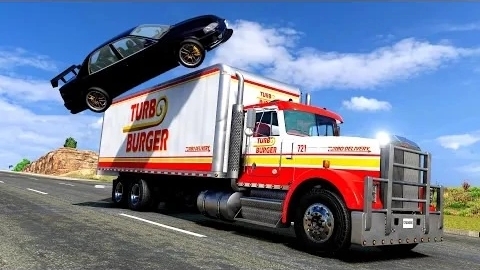 Автокатастрофа из–за потери управления #81 - BeamNG Drive