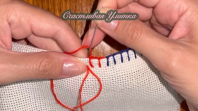 Как обработать край фиксируя каждый стежок