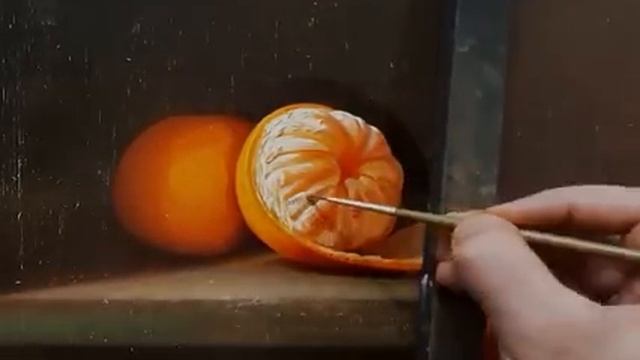 Как нарисовать мандарин