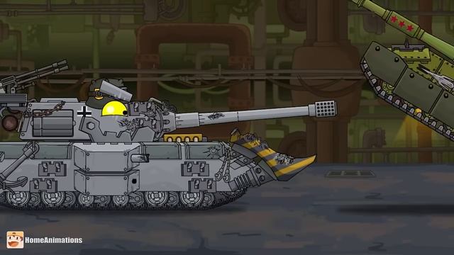 HomeAnimations – Мультики про танки  Знай свое место ! Китобой vs Королевская Мышь - Мультики про та