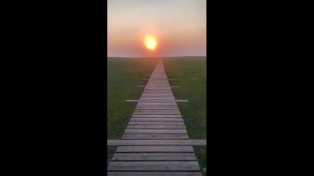 мостик закат