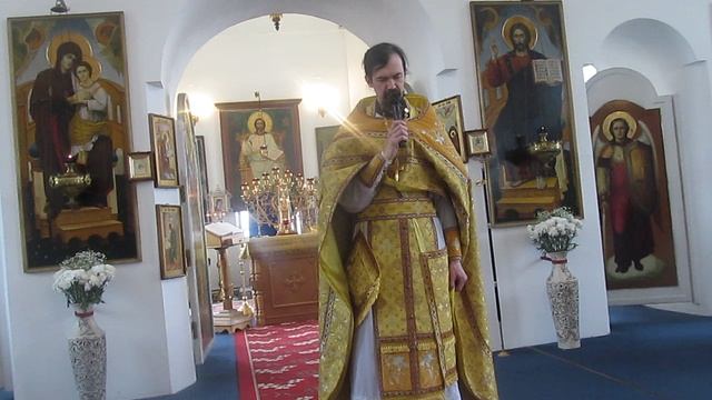 Проповедь на Литургии 15.06.2025