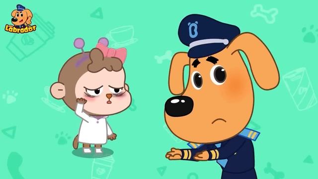 🦠Пукающий принц Белый Конь   🍕Безопасность про еду   📺Образовательные мультики   Шериф Лабрадор