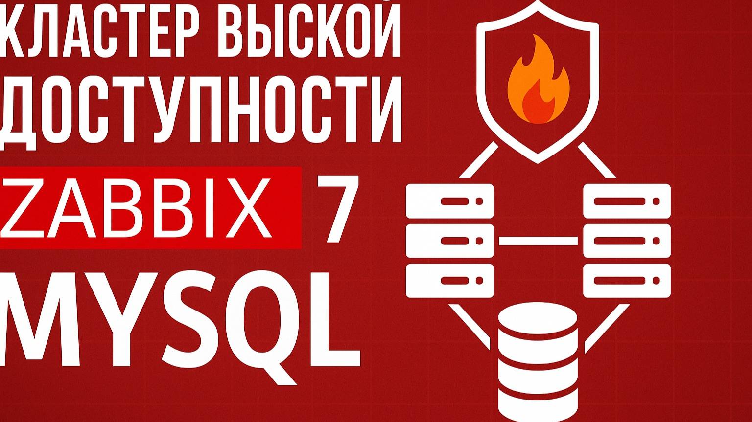 Настройка Кластера высокой доступности Zabbix 7 (HA)