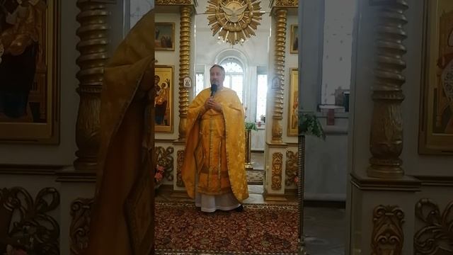 Воскресная проповедь, 15 июня 2025
