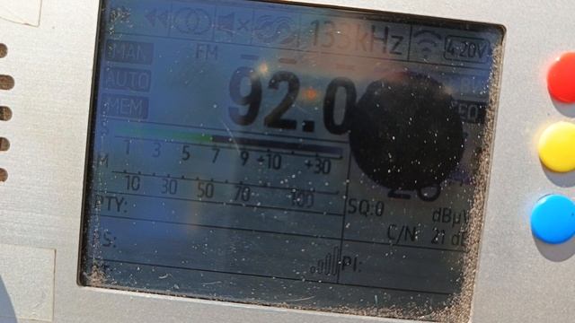 [Tropo]  92.0  h  POPfm  (Eurajoki/Korvenkulma)(Finland)(Satakunta)~453km  277°  256 m  30 kW (ERP)