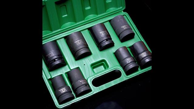 Набор ударных головок 1", 80 мм, 8 пр. 22-41 мм